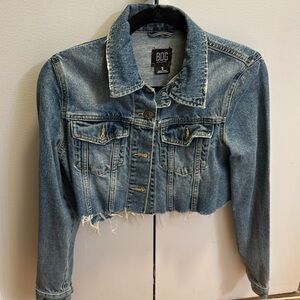 Urban Outfitters Cropped Denim jacket